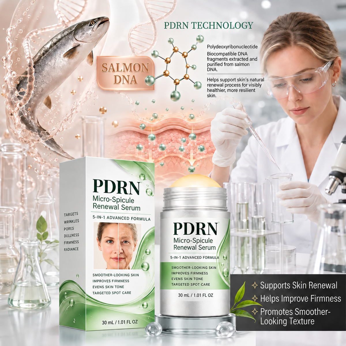 PDRN technology visual