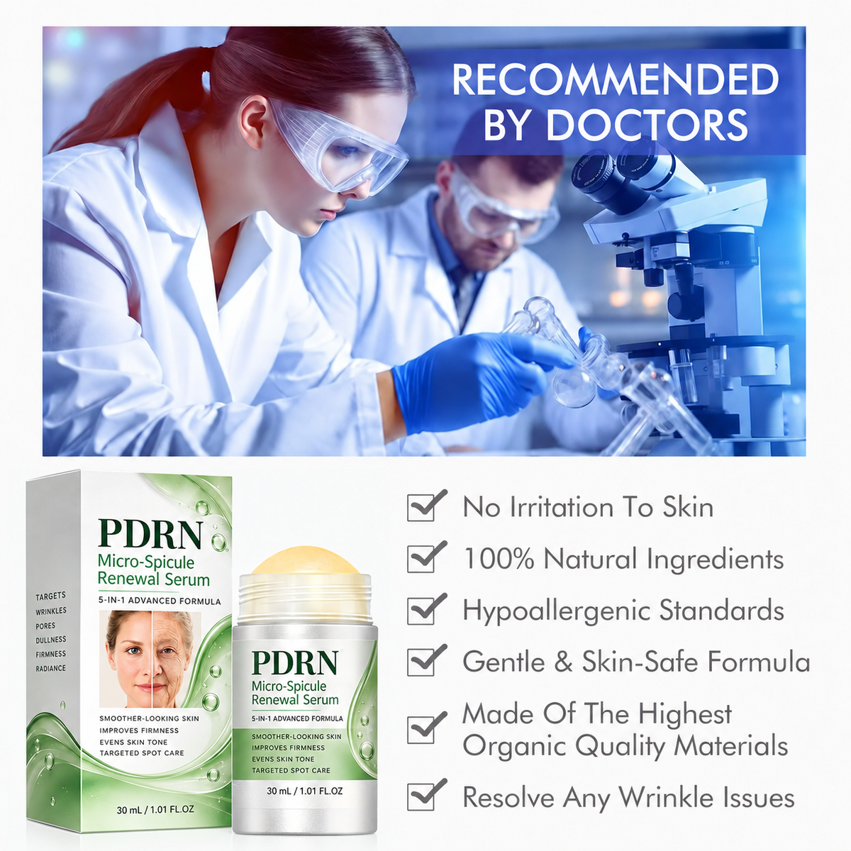 Laboratory skincare visual